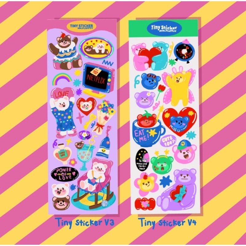 Tiny Sticker สติ้กเกอร์ชิ้นเล็ก | Shopee Thailand
