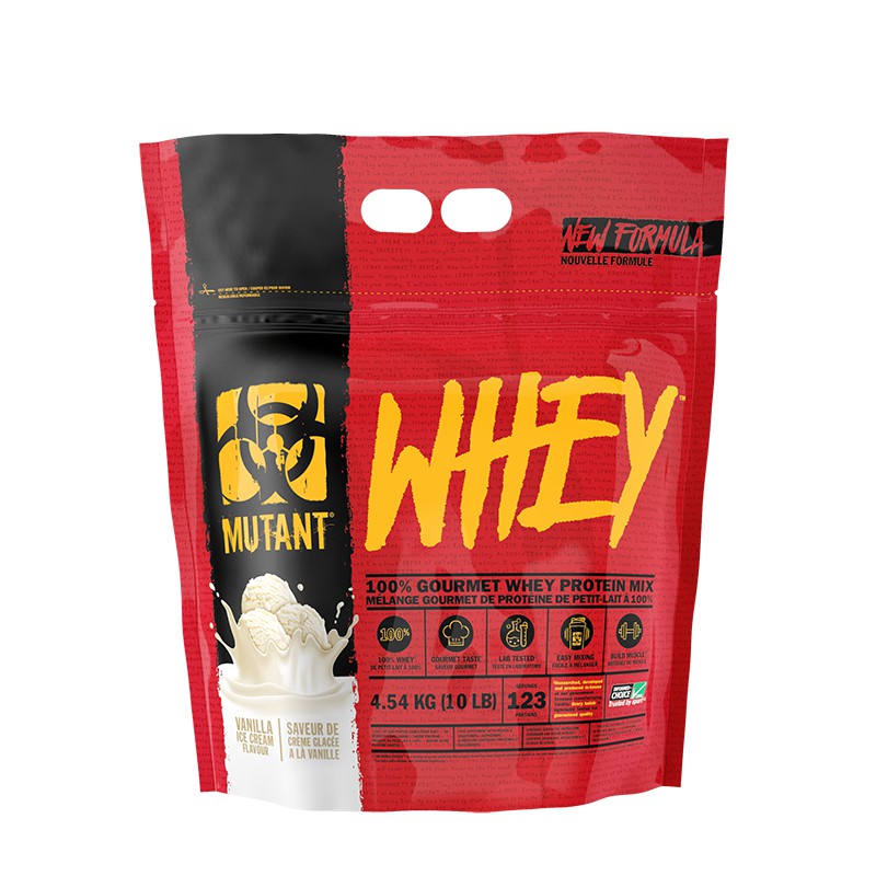 ภาพหน้าปกสินค้าMutant Whey Vanilla Ice Cream 4.54 kg /10 lbs เวย์ เวย์โปรตีนสร้างกล้ามเนื้อ ของแท้ จากร้าน bodyfit_nutrition_thailand บน Shopee