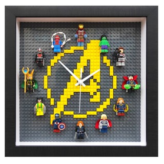 Building Block clock/building block clock/ block DIY(12 mini figure included)/ของเล่นตัวต่อสำหรับเด็ก/ทำคนเดียว