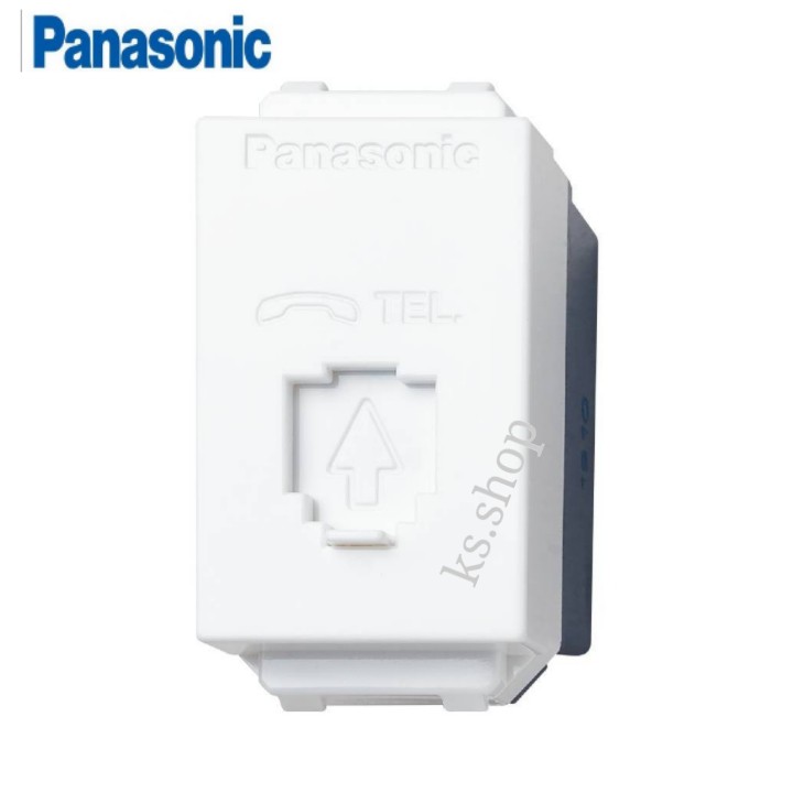 PANASONIC รุ่น อินิชีโอ เต้ารับโทรศัพท์ WEG/ WEGN 2164 ขาว-เทา-ดำ ...