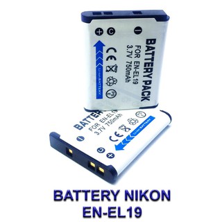 สินค้า แบตเตอรี่และที่ชาร์ต EN-EL 19/Nikon Battery EN-EL19