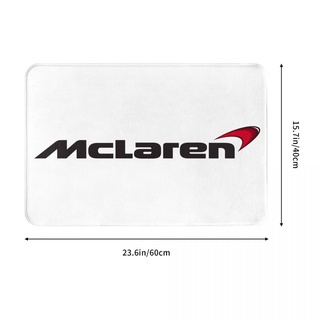 ใหม่ McLaren พรมเช็ดเท้า ผ้าสักหลาด ลายโลโก้ McLaren กันลื่น ดูดซับน้ําได้ดี แห้งเร็ว 16x24 นิ้ว สําหรับปูพื้นห้องน้ํา ห้องนั่งเล่น โซฟา ห้องนอน พร้อมส่ง