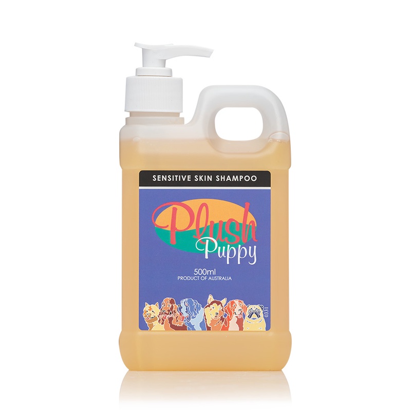 plush-puppy-แชมพูสำหรับสัตว์เลี้ยง-สำหรับผิวหนังแพ้ง่าย-sensitive-skin-shampoo