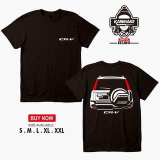 เสื้อยืด ลายรถยนต์ Honda CRV Gen 1 REAR