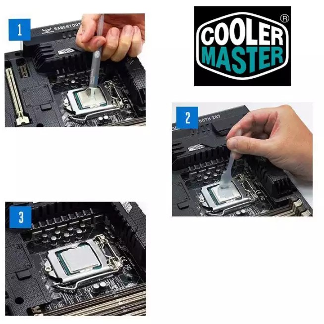 ภาพสินค้า️ซิลีโคนซีพียูเย็นสุดๆ ️ COOLER MASTER (HTK-002-U1, MasterGel, CryoFuze) สำหรับ CPU/GPU THERMAL GREASE จากร้าน hardware_corner บน Shopee ภาพที่ 8
