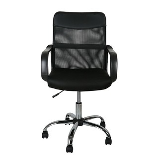 Office chair OFFICE CHAIR PL-138 FABRIC BLACK Office furniture Home &amp; Furniture เก้าอี้สำนักงาน เก้าอี้สำนักงาน SURE PL-