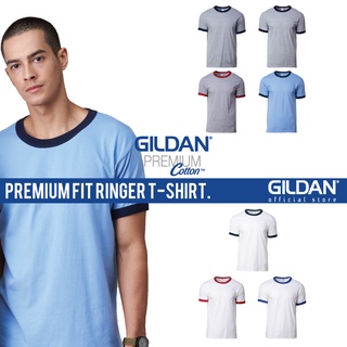 Gildan เสื้อยืด ผ้าฝ้าย พรีเมี่ยม หลายสี สําหรับผู้ใหญ่ ทุกเพศ 76600