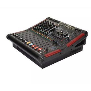 เพาเวอร์มิกเซอร์ ขยายเสียง1000 W 8 CH Power mixer ( 8 channel ) GB-8 D