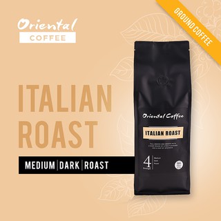 ภาพหน้าปกสินค้ากาแฟอราบิก้า 100% คั่วกลางเข้ม 500 กรัม 1 ถุง. Oriental Coffee Italian Roast ที่เกี่ยวข้อง