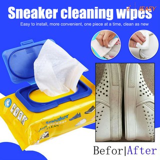 ภาพหน้าปกสินค้าแผ่นเช็ดทำความสะอาด แบบพกพา รวดเร็ว ใช้งานแล้วทิ้ง สำหรับทำความสะอาดรองเท้าผ้าใบ ที่เกี่ยวข้อง