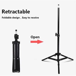 ภาพขนาดย่อของภาพหน้าปกสินค้าขาตั้ง ขาตั้งไฟ ขาตั้งกล้อง ขาตั้งไฟไลฟ์สด ขาตั้งอุปกรณ์เสริม เบา ทนทาน ปรับความสูงได้ถึง 2.1 เมตร ขาตั้งปรับสูงต่ำได้ จากร้าน 199065ok บน Shopee