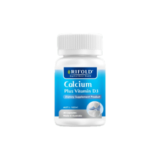 [ขายดีพร้อมส่ง] Rifold Calcium Plus Vitamin D3 บำรุงกระดูกด้วย 30 Capsules จากประเทศออสเตรเลีย