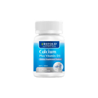 โปรโมชั่น : ขายดีพร้อมส่ง Rifold Calcium Plus Vitamin D3 บำรุงกระดูกด้วย 30 Capsules จากประเทศออสเตรเลีย
