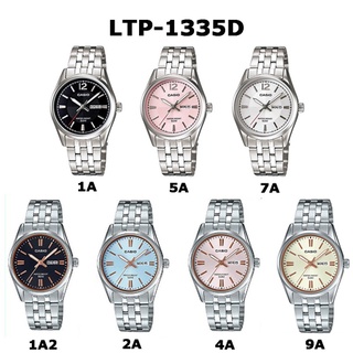 ภาพหน้าปกสินค้าCasio นาฬิกาข้อมือผู้หญิง สายสเตนเลส รุ่น LTP-1335D,LTP-1335D-1A,LTP-1335D-5A,LTP-1335D-7A,LTP-1335D-2A,LTP-1335D-1A2,LTP-1335D-9A,LTP-1335D-4A ซึ่งคุณอาจชอบราคาและรีวิวของสินค้านี้
