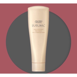 สินค้า Shiseido Sublimic Aqua Intensive Treatment Dry,Damaged Hair 250ml ทรีทเม้นท์ ชิเชโด้ ผมแห้งเสีย