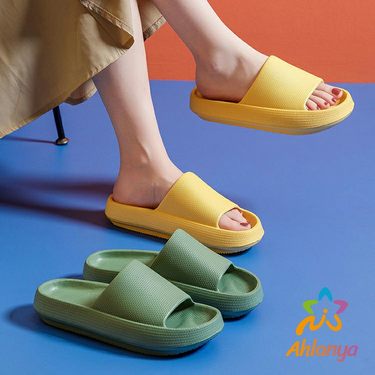 ahlanya-รองเท้าแตะ-eva-ผู้หญิง-ผู้ชาย-รองเท้าพื้นหนา-ใส่ในบ้าน