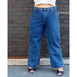 ภาพขนาดย่อของภาพหน้าปกสินค้ากางเกงยีนส์ทรงบอยไซส์ใหญ่ 34-50 นิ้ว จากร้าน phat_oversize บน Shopee