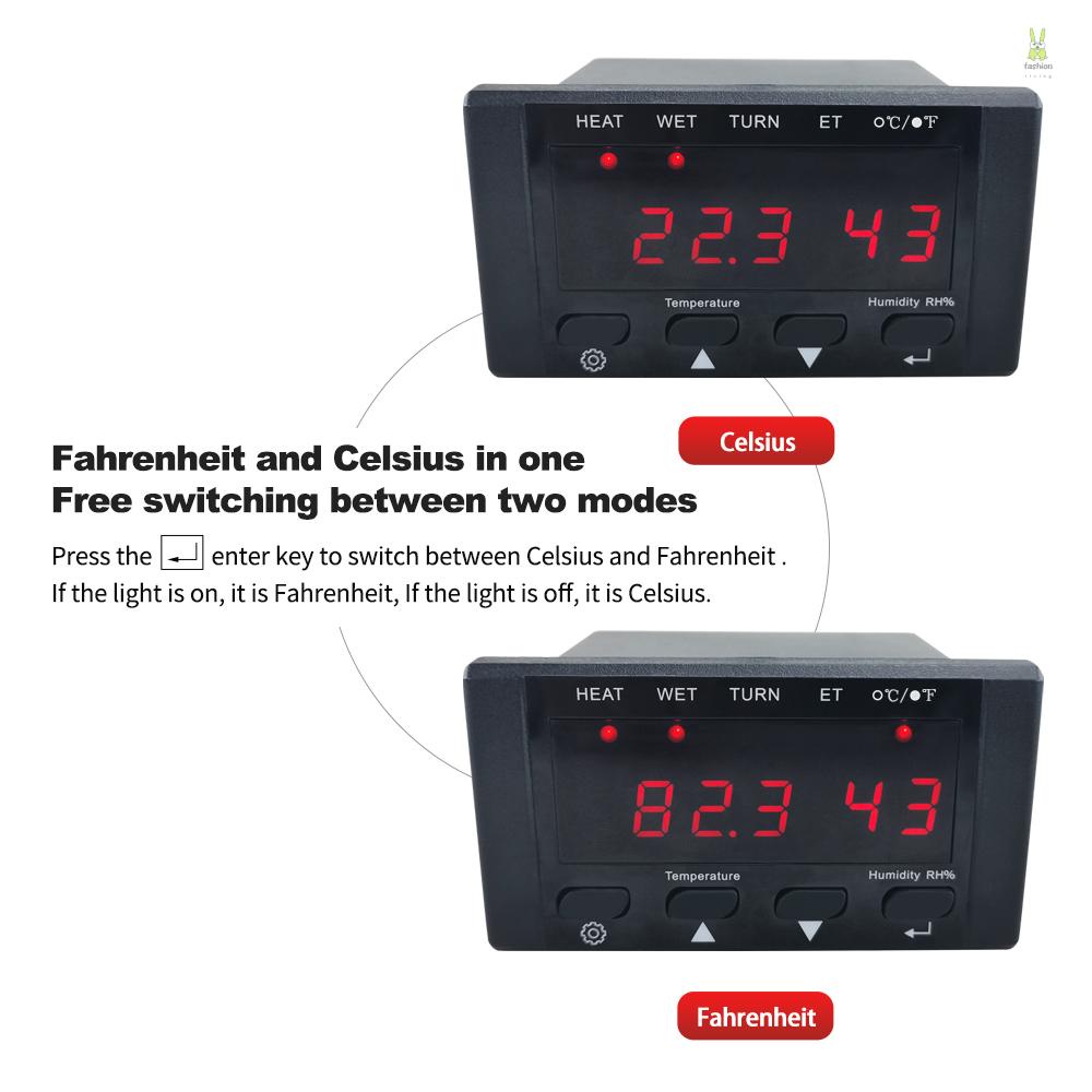 flt-อุปกรณ์ควบคุมอุณหภูมิ-และความชื้น-จอแสดงผลดิจิทัล-t-h-ความละเอียดสูง-และ-ปรับได้
