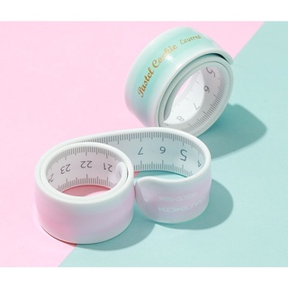 KOKUYO Pastel cookie Layered ไม้บรรทัดพกพา ไม้บรรทัดม้วนได้