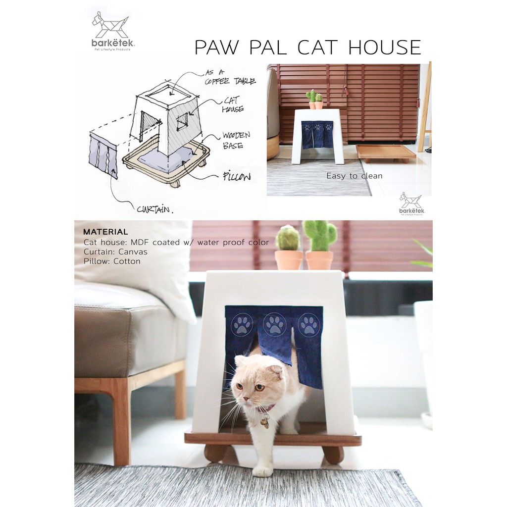 barketek-บ้านหมา-บ้านแมว-รุ่น-pawpal-หรือ-ร้านราเมงแมว