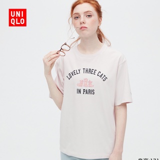 แนวโน้ม Uniqlo UT เสื้อยืดแขนสั้น พิมพ์ลายดิสนีย์ สําหรับผู้หญิง