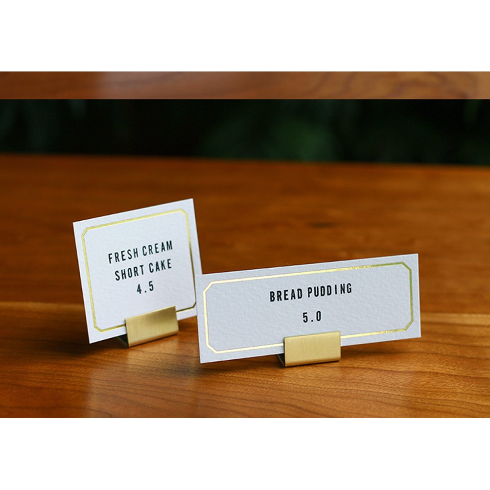 10-brass-display-name-tag-holder-food-label-card-menu-stand-restaurant-buffet