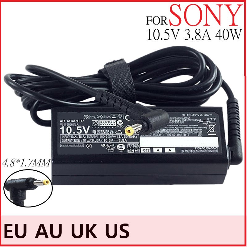 Caricabatterie Originale Sony Vaio 10.5V 3.8A 40W – Per Serie S VJS132, VGP-AC10V10