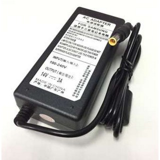 Samsung/LG Adapter Monitor 14V/3A (6.5 x 4.4mm) หัวเข็ม (Black)