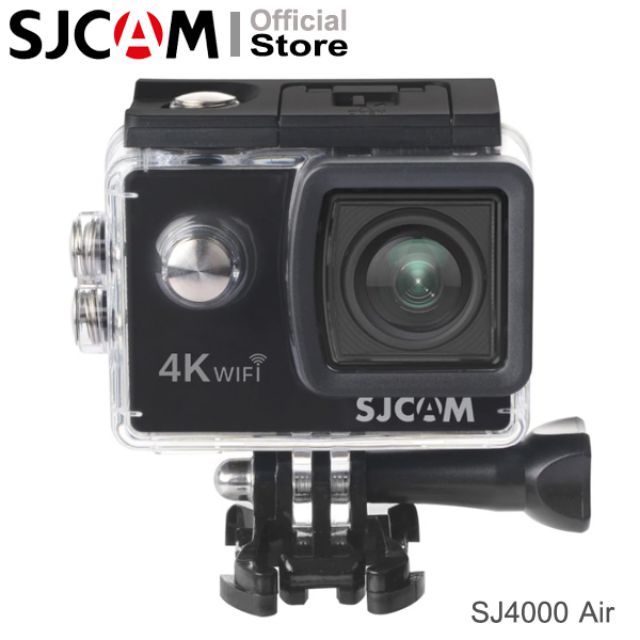 ภาพหน้าปกสินค้าSJCAM SJ4000 Air 4K Action Camera Wifi Air สีดำ กล้องกันน้ำ 30 เมตร กล้องติดหมวกกันน๊อค ประกัน 1ปี กล้องแอคชั่น Web Cam จากร้าน sjcam_officialstore บน Shopee