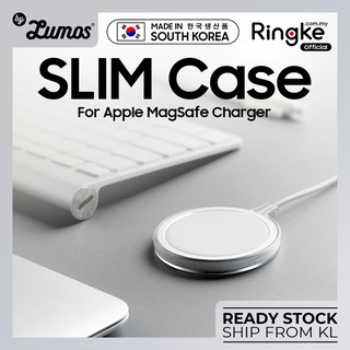 Ringke SLIM Case สําหรับ Apple MagSafe ที่ชาร์จ เคสฝาครอบ เข้ากันได้กับแผ่นชาร์จไร้สาย