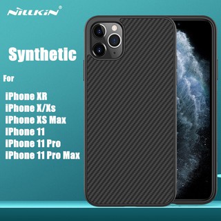 Nillkin Synthetic Fiber Back Cover For iPhone 11 Pro Max iPhone X Xs Max XR