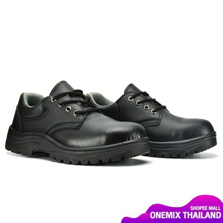 สินค้า Binsin รองเท้าเซฟตี้ safety shoes หัวเหล็ก MM8888B สีดำ