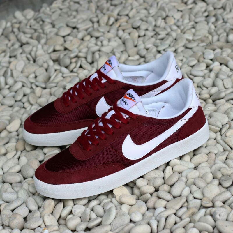 รองเท้าผ้าใบ-nike-killshot-maroon-สีขาว