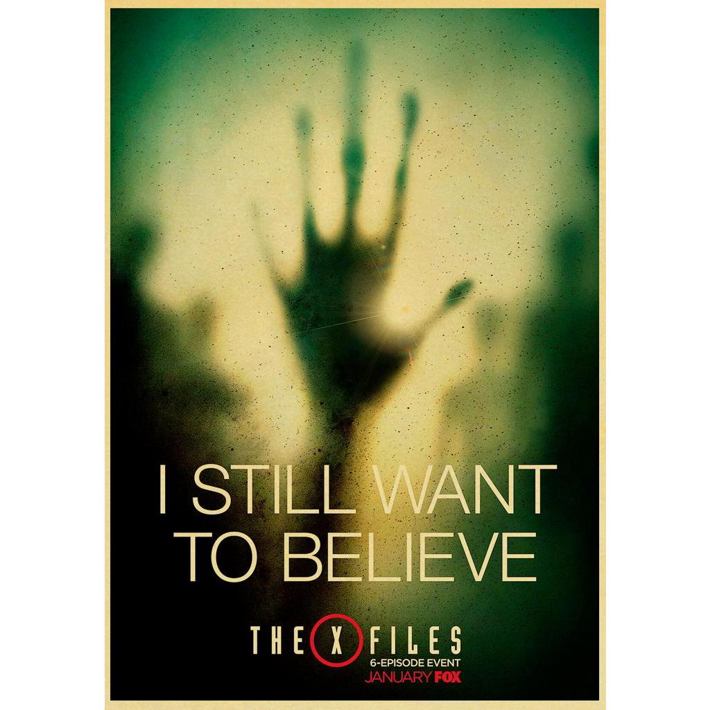 สติ๊กเกอร์โปสเตอร์ The X - Files Alien Ufo สําหรับตกแต่งห้อง | Shopee ...