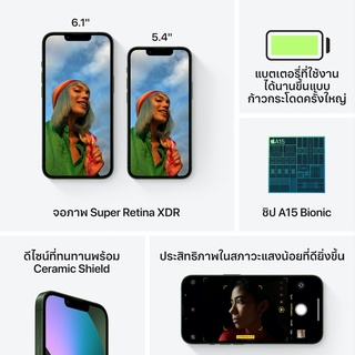 ภาพขนาดย่อของภาพหน้าปกสินค้าApple iPhone 13 หน้าจอ 6.1 นิ้ว iStudio by SPVi จากร้าน istudiobyspvi บน Shopee ภาพที่ 8