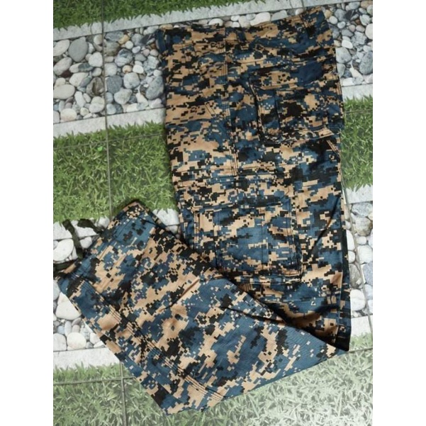 ภาพสินค้ากางเกงทหารขายาวลายพรางเนื้อผ้าดี จากร้าน indynanana789 บน Shopee ภาพที่ 8
