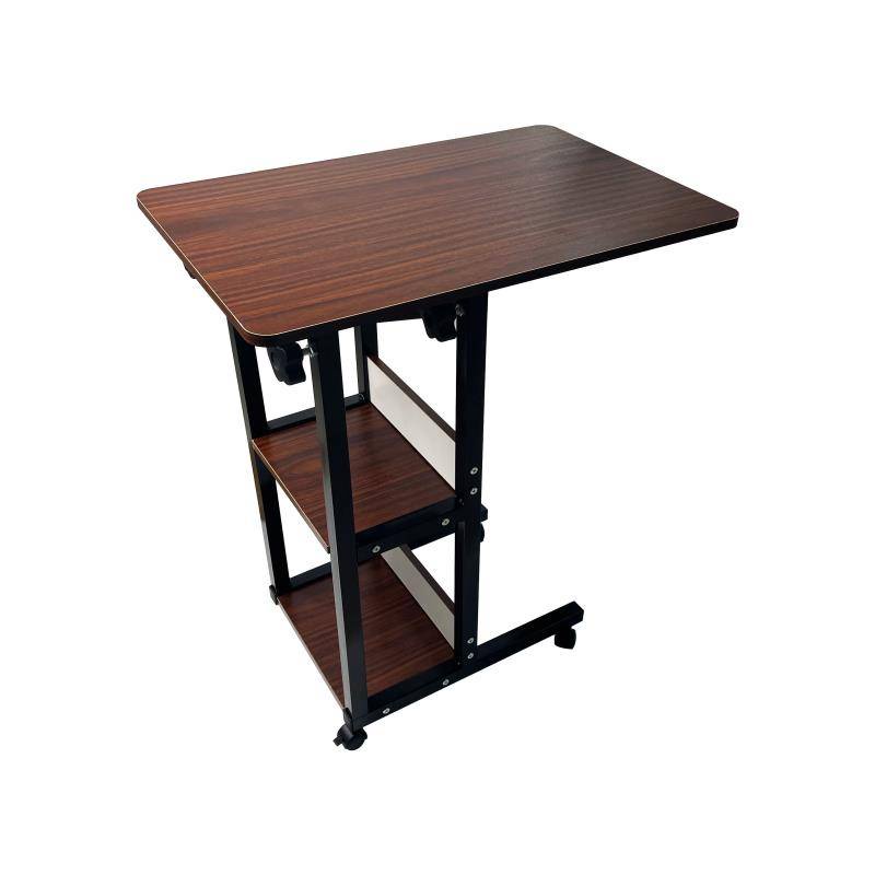 โต๊ะคอมข้างเตียง-ปรับระดับได้-daddyhaus-รุ่นใหม่-มีล้อ-ล็อคล้อได้-เคลื่อนย้าย-สะดวก
