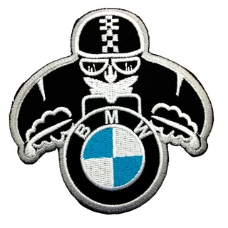 ตัวรีดติดเสื้อ BMW หมวก กระเป๋า แจ๊คเก็ตยีนส์ Hipster Embroidered Iron on Patch  DIY