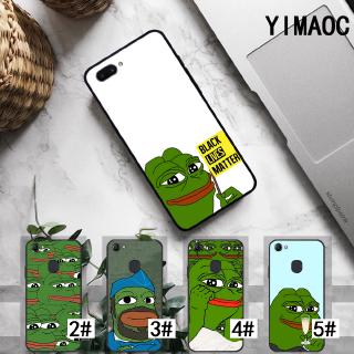 Oppo A1K A5 A9 2020 Realme 2 A5 3 5 Pro X Lite กบ meme Pe ที่มีสีสัน น่ารัก เคสนิ่ม