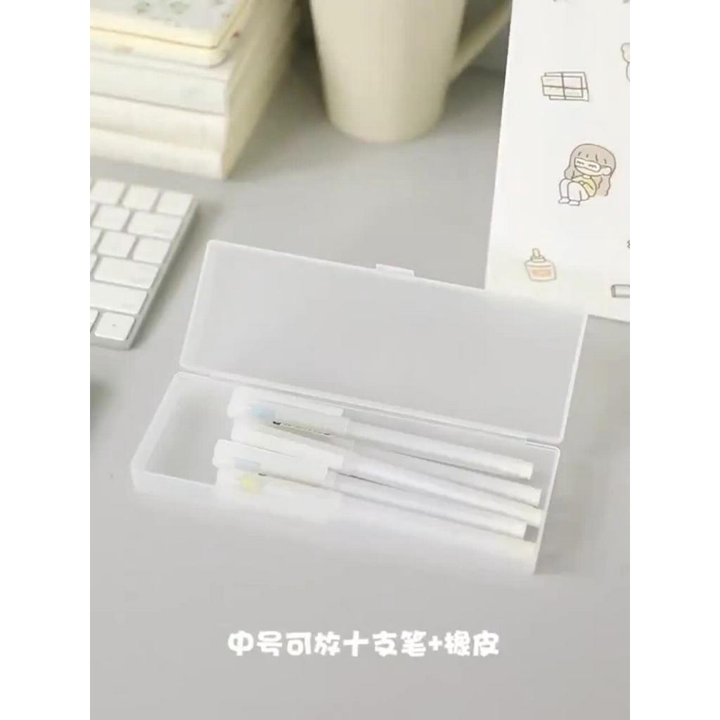 กล่องดินสอ-ปากกา-พร้อมส่ง-เครื่องเขียน-กล่องเก็บ-และชั้นเก็บเครื่องเขียน-สามารถเก็บชุดอุปกรณ์งานเขียนได้