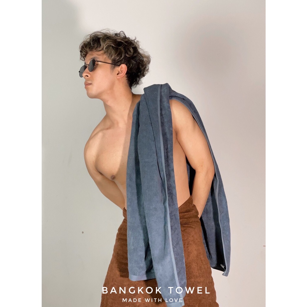 bangkok-towel-ผ้าขนหนูเช็ดตัวเกรดโรงแรม-ขนาดใหญ่-30x60-นิ้ว-18-ปอนด์-คอตตอน-ฝ้าย-100
