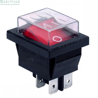 Bbhood~ สวิทช์โยก 16A 250Vac / 20A 125Vac 4 Pins อุปกรณ์เสริม Kcd4 On Off Power