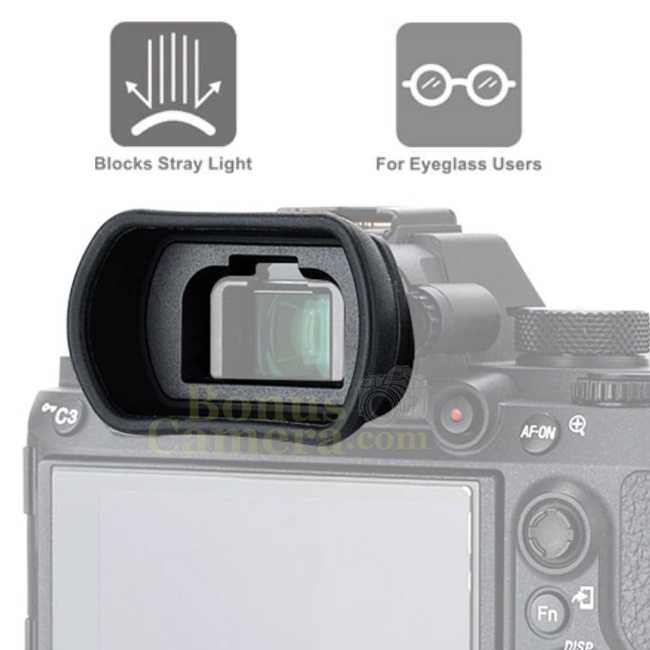 Occhiali Silicone Sony Alpha Occhiale Kiwifotos KE-EP18L Per Fotocamera Sony - Compatibile Con A7, A7II, A7III, A7R, A9 E Altri Modelli Retropia Lens