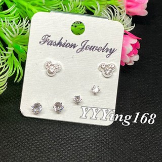 YYYing168| ต่างหู set 3 คู่ Cute earrings everyday look