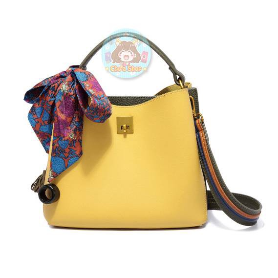 กระเป๋าถือ-fashion-lady-เหลือง-เบจ