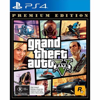 PS4 : Grand Theft Auto V Premium Edition [แผ่นแท้] [มือ1] [เกมส์