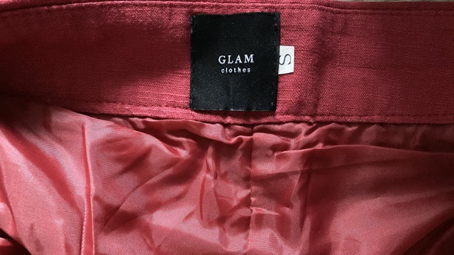 กางเกงผ้าลินิน-เอวสูง-กางเกงเอวสูงตะขอหน้า-ยี่ห้อ-glam-size-s-ค่ะ-มีตัวเดียวค่ะ-ซับในทั้งตัวค่ะ-ไม่บาง