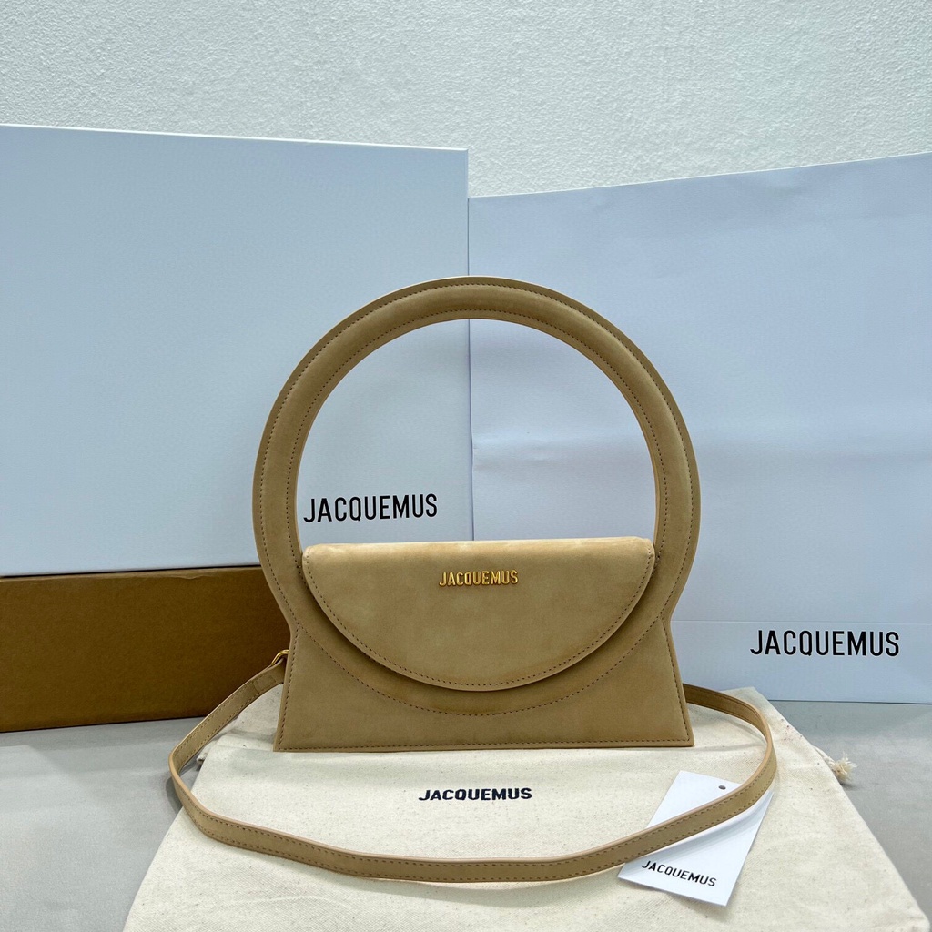 พรี-ราคา8000-jacquemus-le-sac-rond-2061-กระเป๋าถือ-หนังแท้-กระเป๋าแฟชั่น