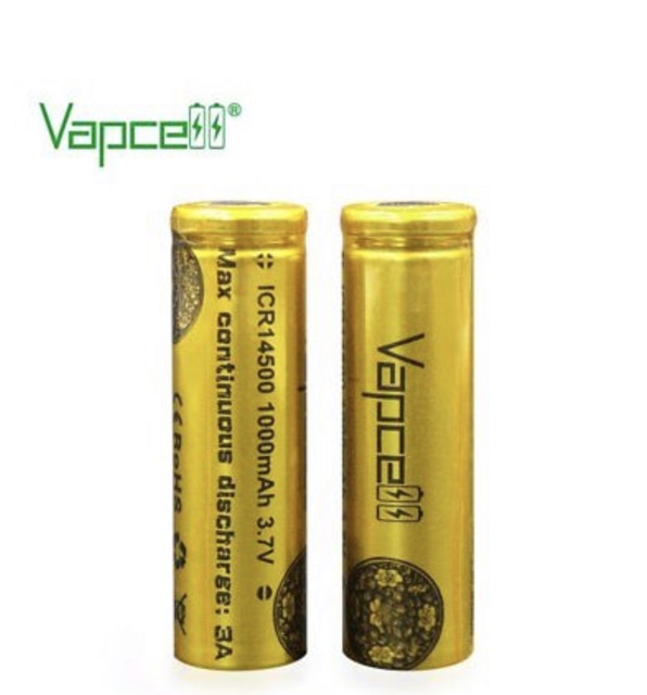 ถ่านชาร์จ-vapcell-icr14500-ขนาดaa-1000mah-1-ก้อน-หัวตัด