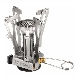 Tomshoo mini stove หัวเตาแก๊สซาลาเปา เตาขนาดพกพา เตามินิ เตาแก๊สซาลาเปา เตาแคมป์ปิ้ง Camping stove เตาขนาดเล็ก